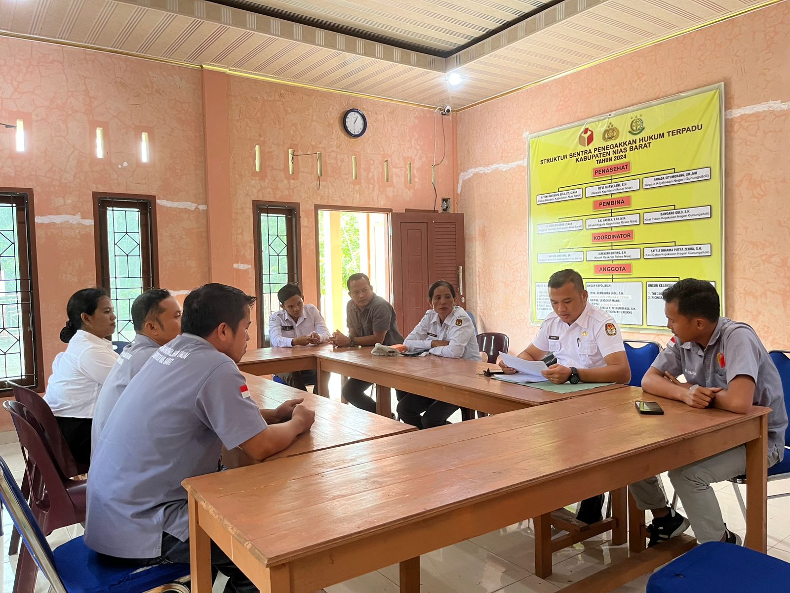 Bawaslu Kabupaten Nias Barat Terima Kunjungan Koordinasi KPU Nias Barat Terkait PDPB Triwulan III