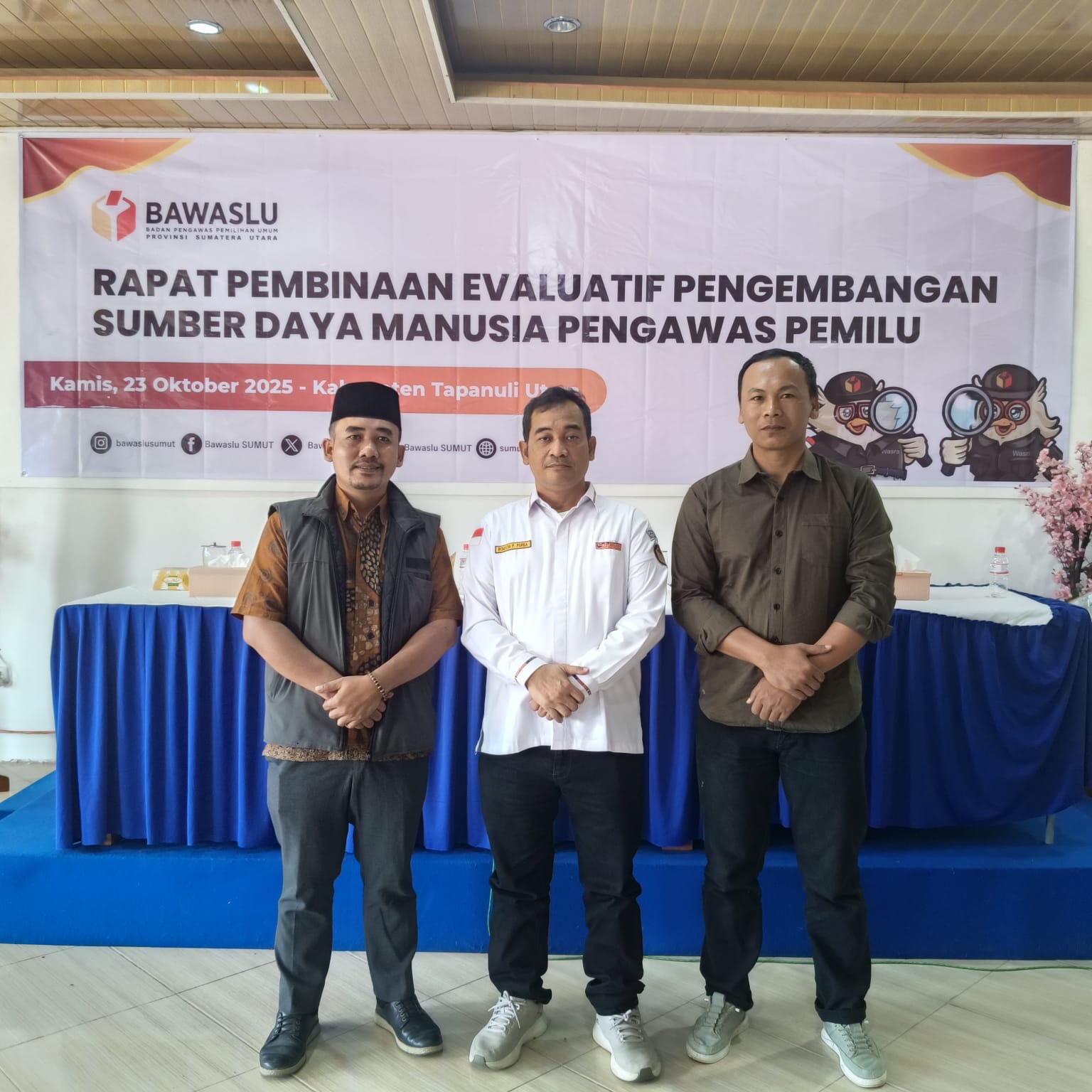 Bawaslu Kabupaten Nias Barat Hadiri Rapat Pembinaan Evaluatif Pengembangan SDM Pengawas Pemilu