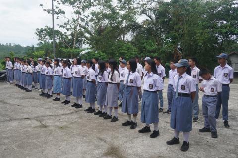 Siswa Siswi SMK Negeri 1 Lahomi
