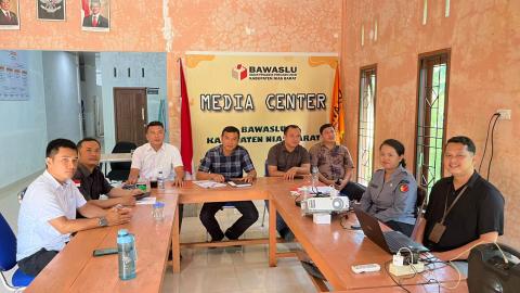 Bawaslu Nias Barat Ikuti Rapat Koordinasi Persiapan P2P 2026 se-Sumatera Utara
