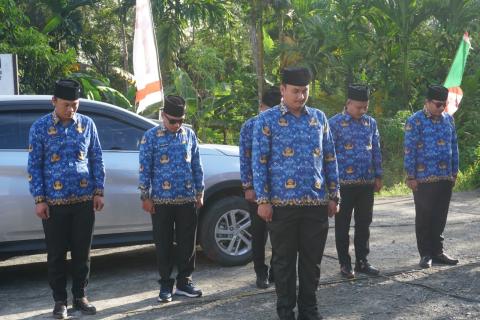 Komandan Upacara, Albert Anugerah Hia, S.Ak.