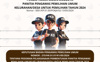 Pengumuman Perekrutan Calon Panwaslu Kelurahan/Desa