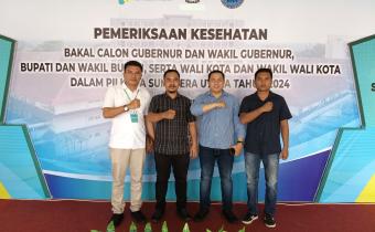 Bawaslu Awasi Pemeriksaan Kesehatan Bakal Calon Bupati dan Wakil Bupati Nias Barat untuk Pilkada 2024