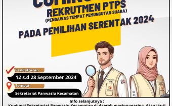 Pengumuman Pendaftaran Pengawas TPS