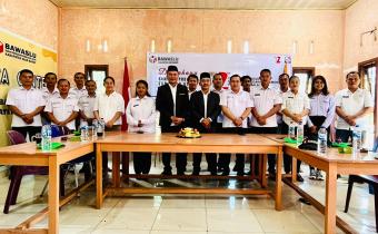 Apel dan Tasyakuran HUT ke-12 Bawaslu Sumut, Bawaslu Nias Barat Teguhkan Komitmen Pengawasan Berintegritas