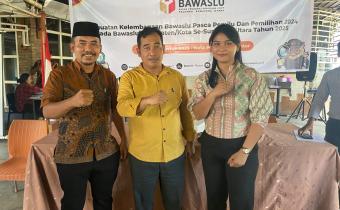 Penguatan Kelembagaan Pasca Pemilu, Bawaslu Nias Barat Hadiri Kegiatan Bawaslu Sumut di Kota Pematang Siantar