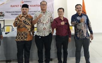 Ketua Bawaslu Kabupaten Nias Barat Hadiri Pembinaan dan Penguatan Kelembagaan Bawaslu se-Sumatera Utara