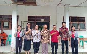 Bawaslu Nias Barat Gelar Koordinasi Rencana Sosialisasi Pemilih Pemula di SMKN 1 Lahomi