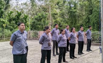 Bawaslu Kabupaten Nias Barat Gelar Apel Pagi dan Rapat Rutin