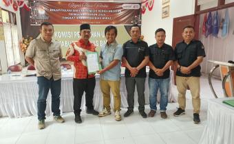Bawaslu Nias Barat Hadiri Rekapitulasi DPB Triwulan I Tahun 2026