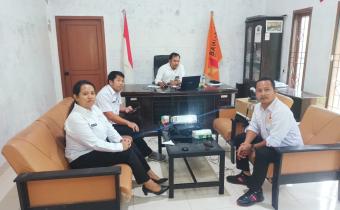 Ketua Bawaslu Nias Barat Sampaikan Presentasi Keterbukaan Informasi Publik dalam Monev KI 2026